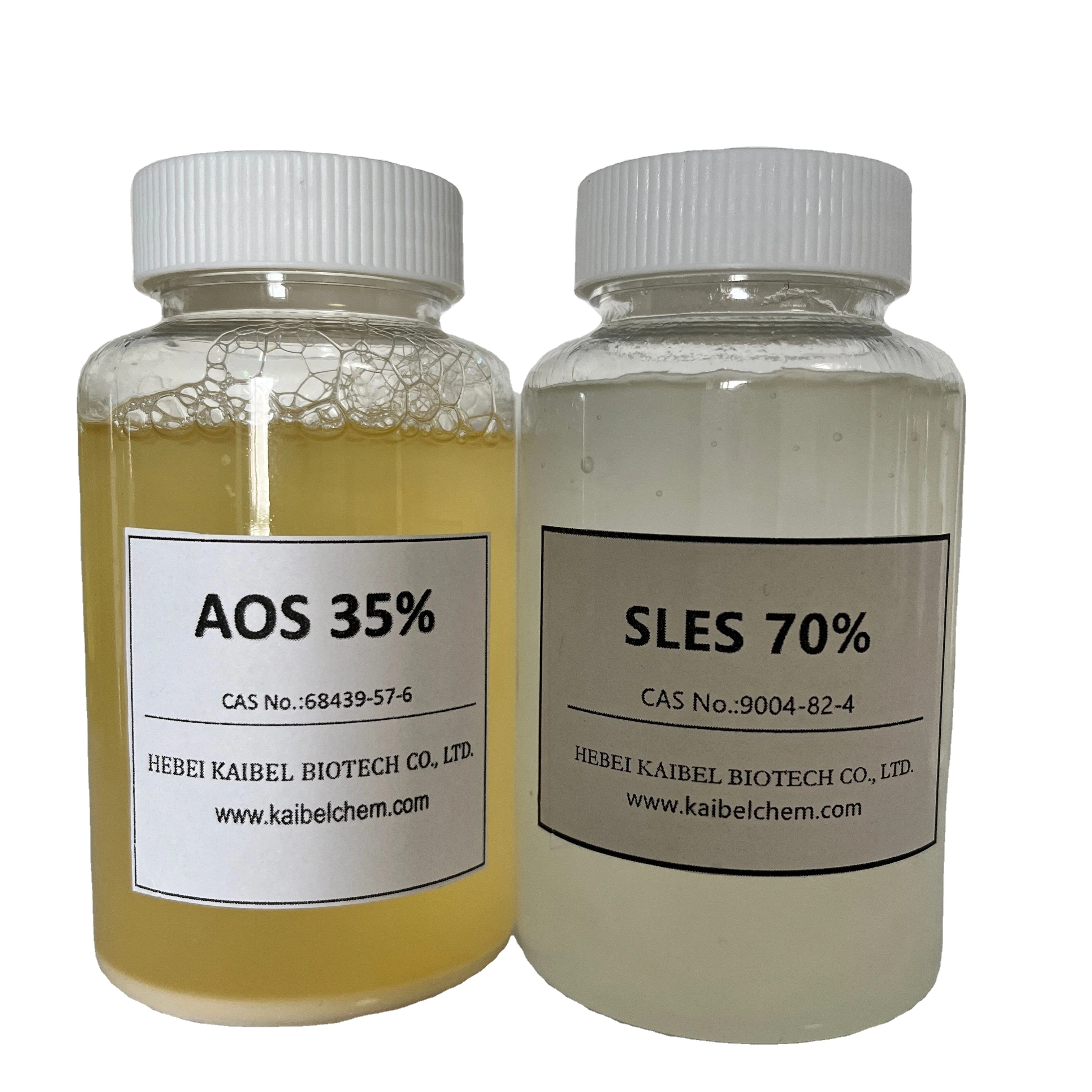 Daily chemicals material AOS 35% liquid and powder for detergent