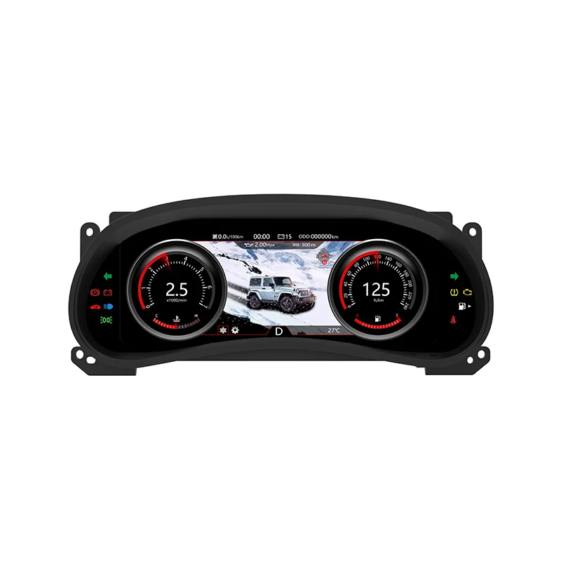 High quality waterproof car gauge Custom digital car meters auto dashboard cluster for jeep wrangler