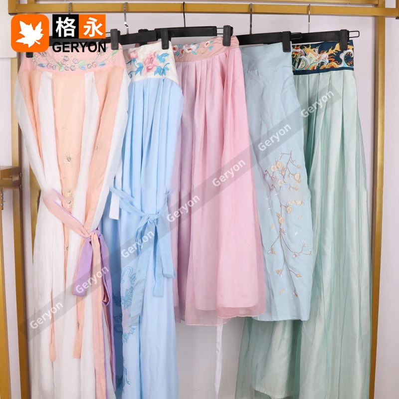 GERYON cosplay tang dynasty chinese hanfu dress hanbok korean traditional used women clothes second hand bulk