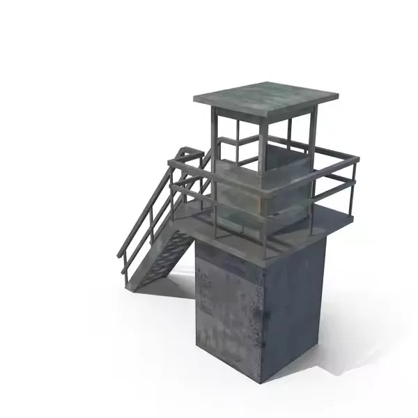 China galvanized light steel structure tower observation tower  guard tower