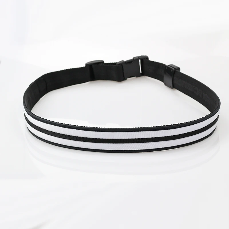 New Designed Led Running Belt for Out Sport Keep Safety When Running Outside with USB Unisex Buckle Strap
