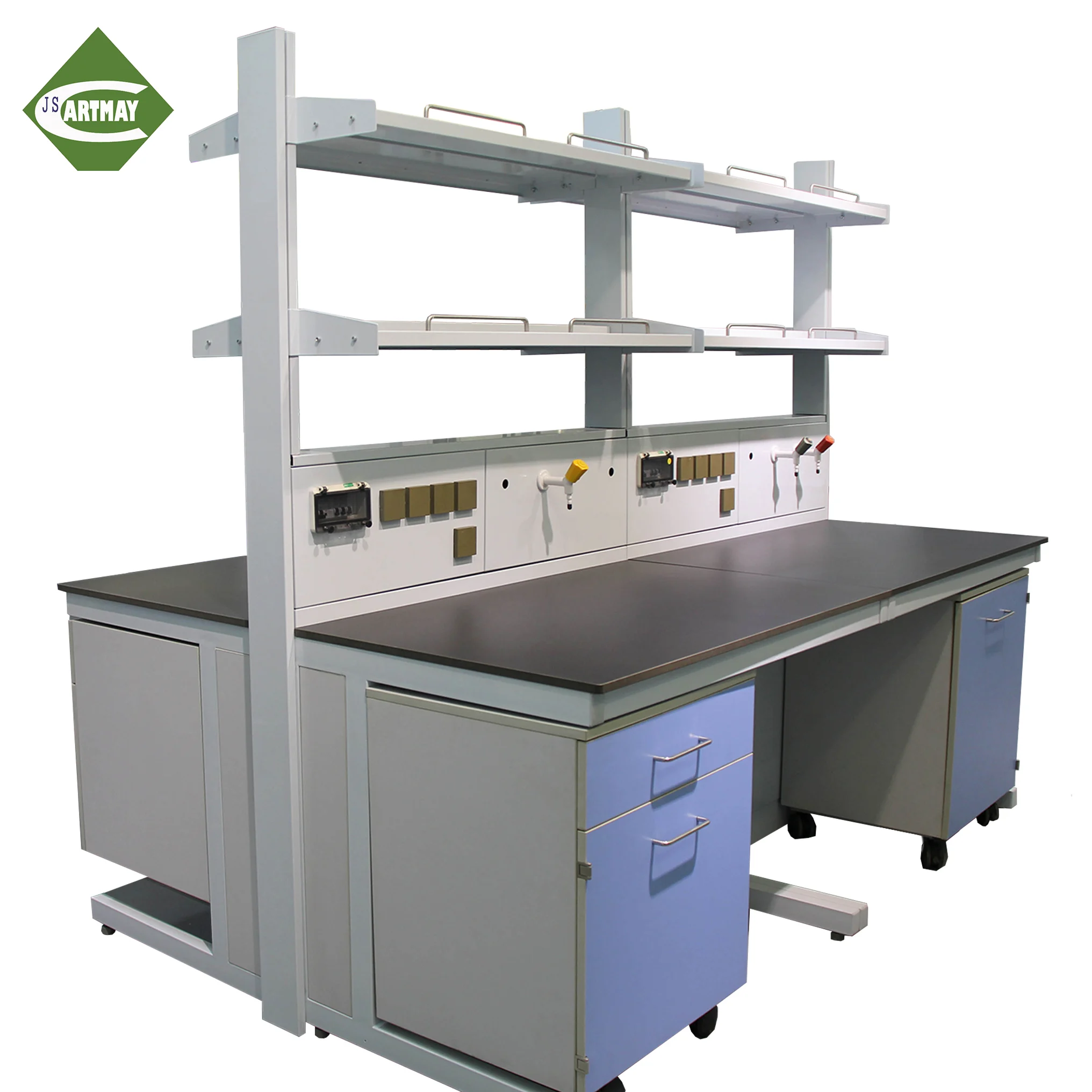 Laboratory Stainless Bench Workstation Island Biological Sampling Small Lab Table Wet Bench
