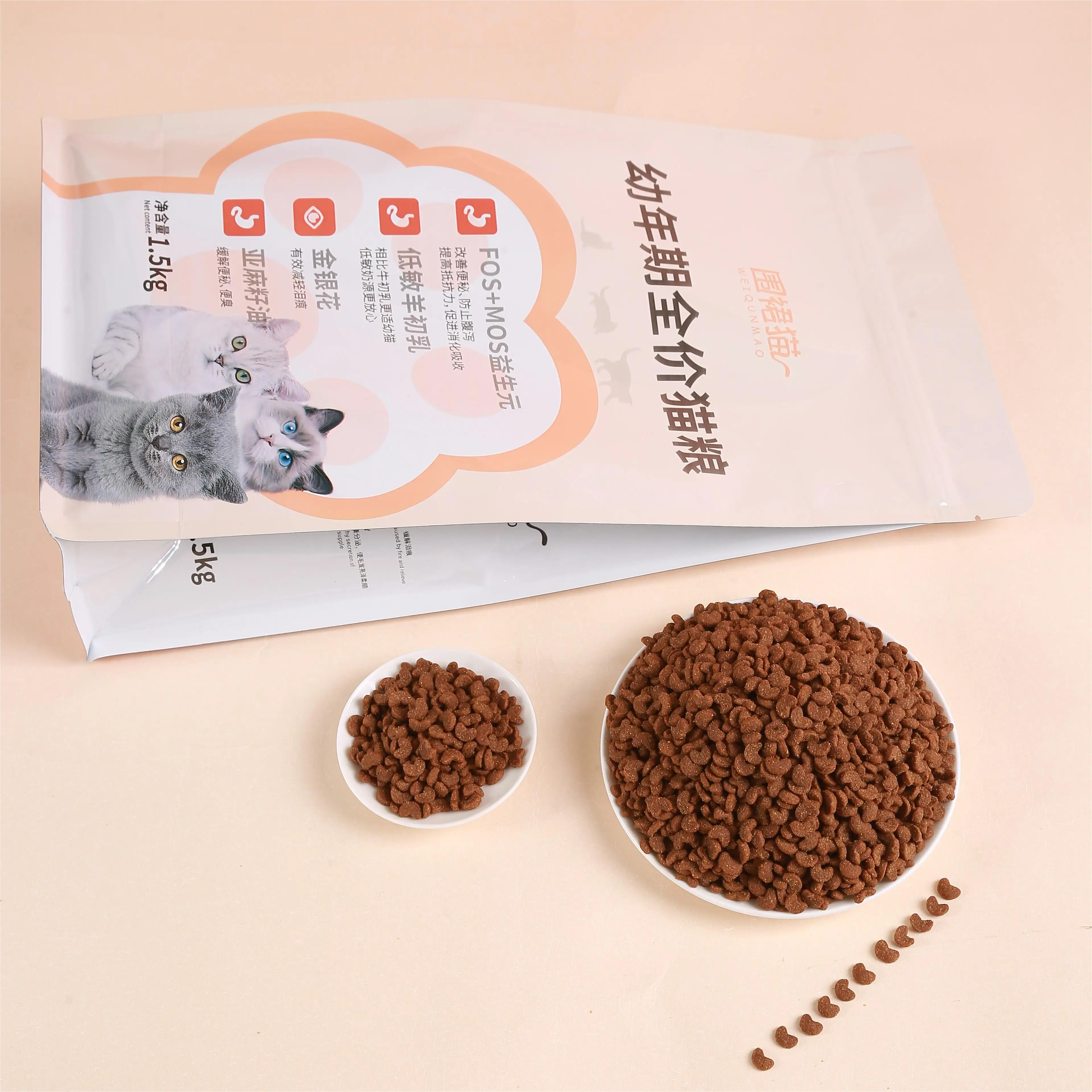 OEM/ODM Pet food cat food manufacturers wholesale fresh meat cat food custom protein