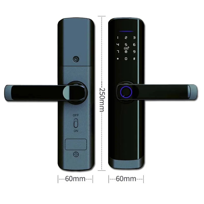 TUYA APP Smart Door Lock WiFi Electronic Fingerprint Digital Lock with Alexa Google Home