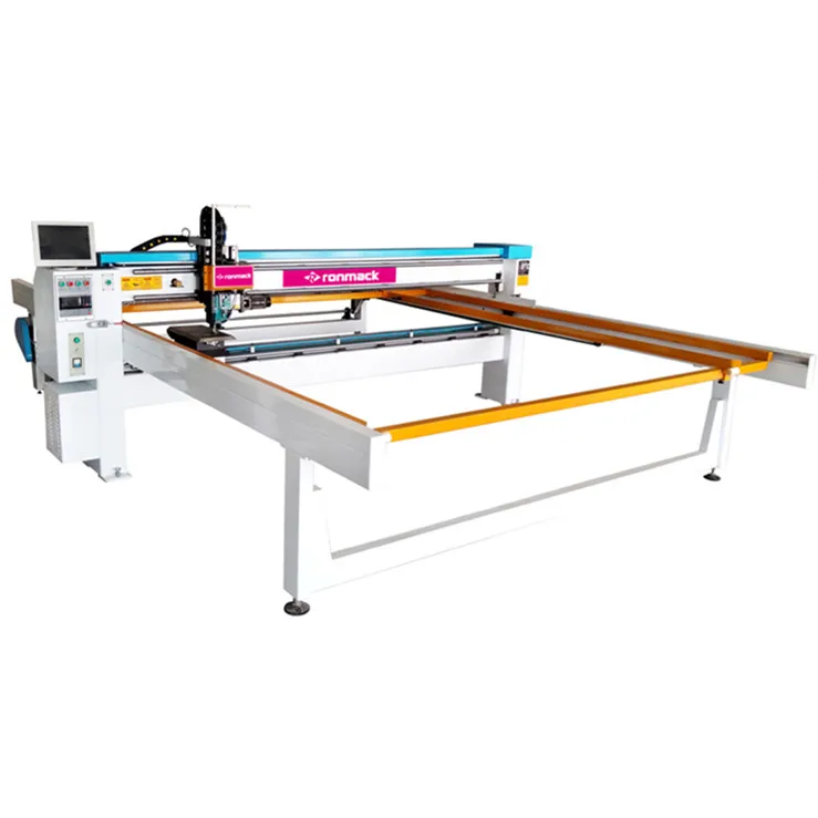 Автоматическая стеганая машина ronmack для кровати, дивана, автоматический триммер, автоматический подъемник головки, серводвигатель, автоматическая смазка