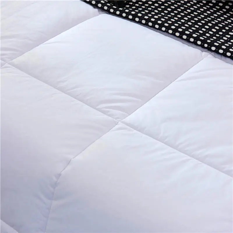 1/2/3/4/5 star hotel duvet airplane white bedding set for hotel guesthouses brushed cotton with filling duvet