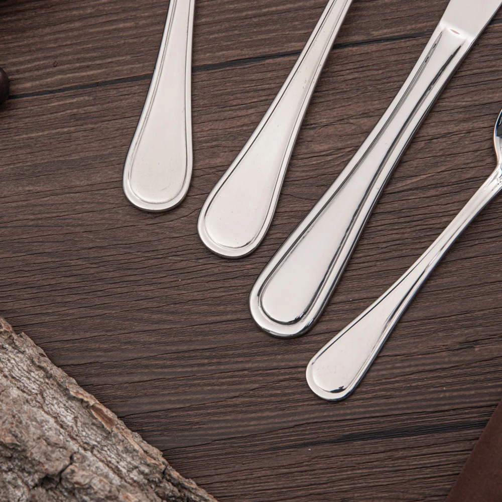 Wholesale 16pcs combo bulk flatware flatware set 18/0 restaurant elegant cutlery set for wedding