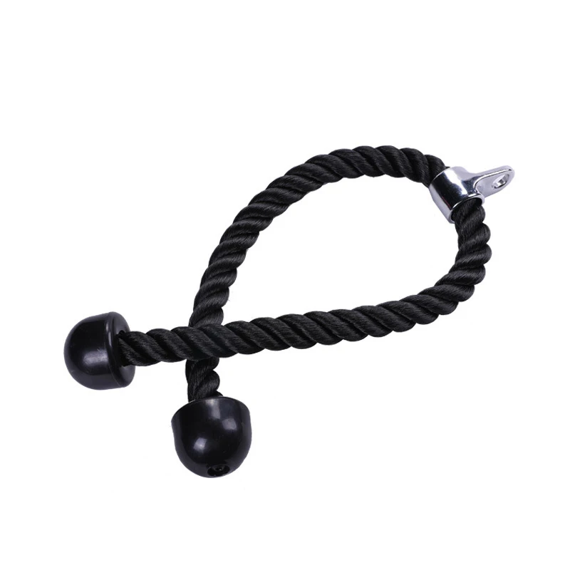 Power rack and smith machine high pull down training equipment wire rope pulley accessories tricep rope cable attachment