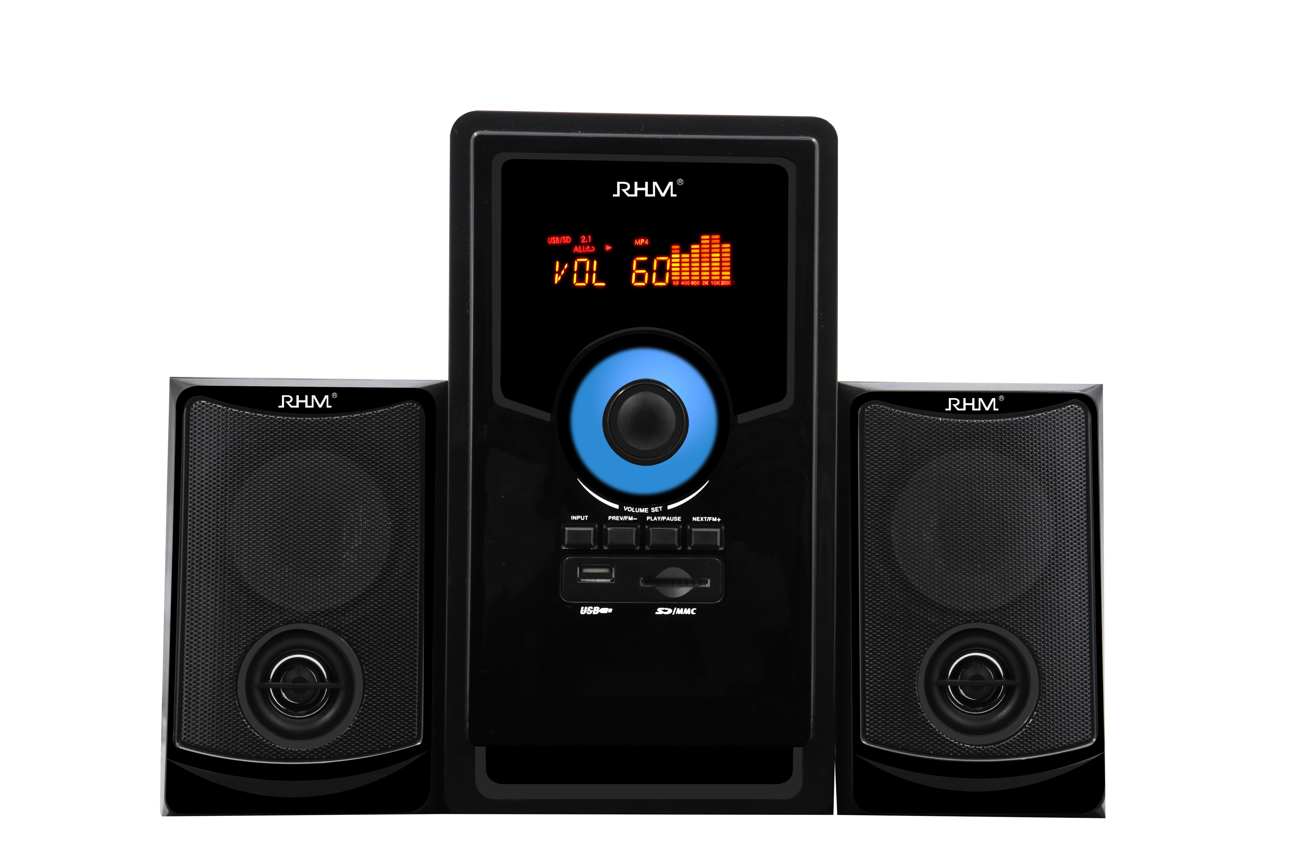 Shenzhen Factory 2.1 Channel Cheap Stereo BT Speakers for Wholesale