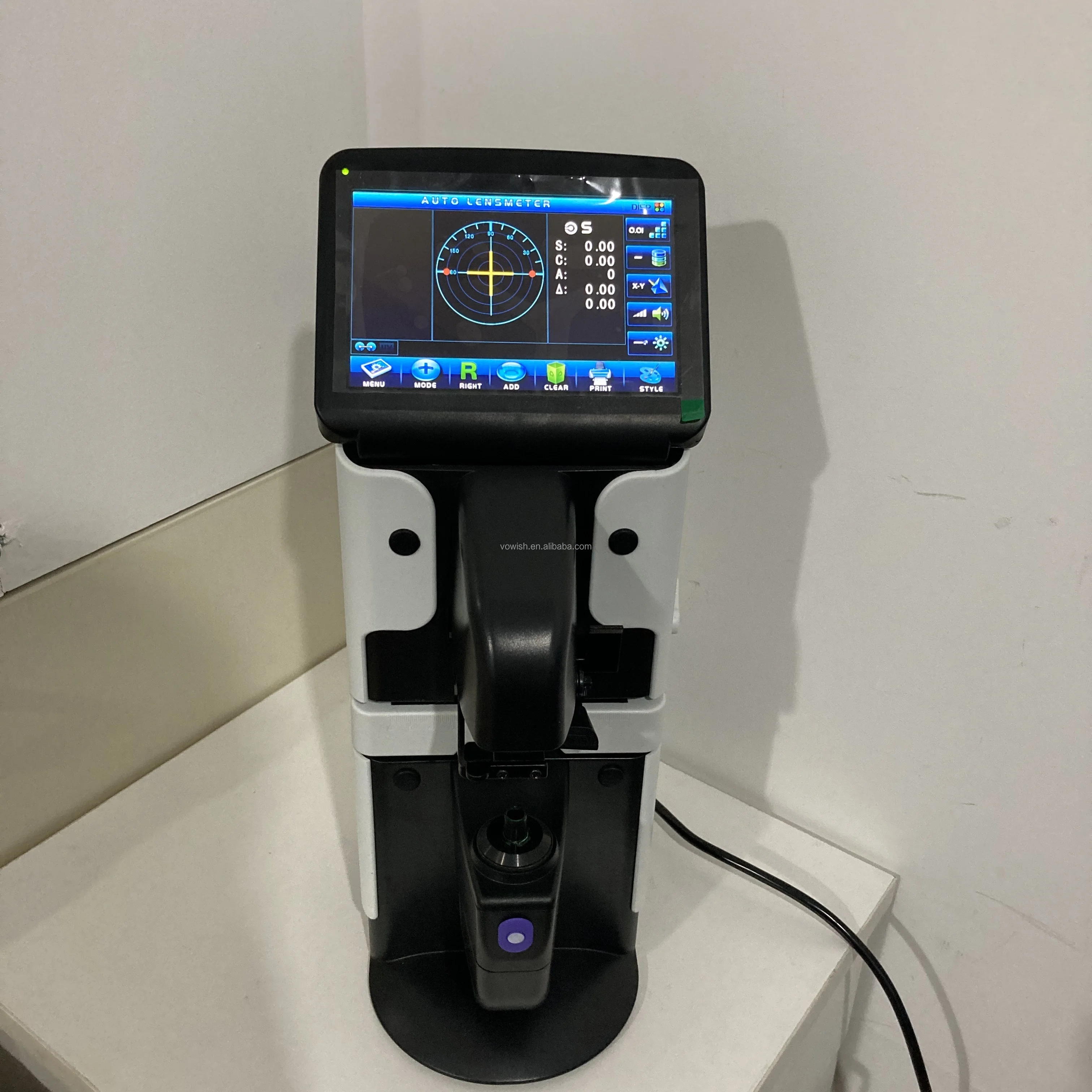 JD-2600A Digital Auto Lens Meter Lensmeter Lensometer Focimeter 7' colorful Touch Screen PD UV Printer