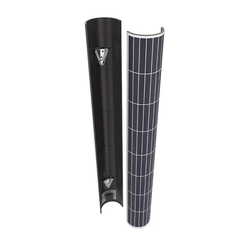 High power Curved solar panels for Vertical Solar Street light Mono Crystalline Silicon material 40W