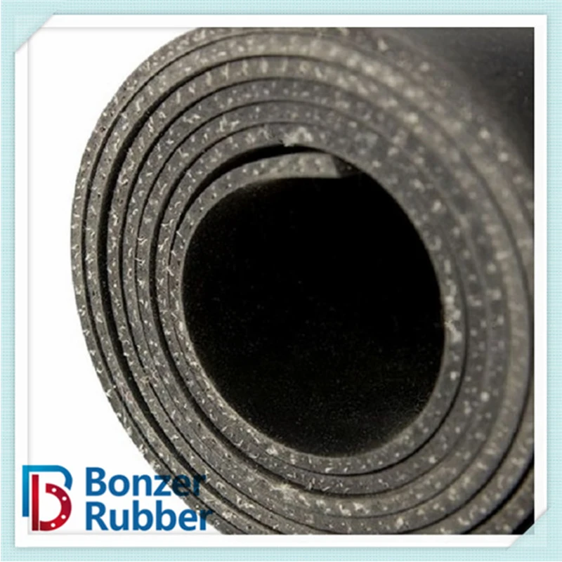 Different Material SBR/NBR/EPDM  Rubber With Cloth Insertion Fabric Cloth Cotton Nylon Rubber Sheet