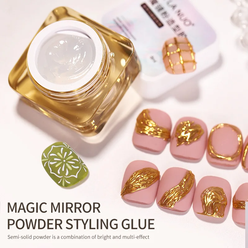 Хит продаж, модельная текстура, дизайн ногтей, прозрачный 3D-гель из глины для ногтей