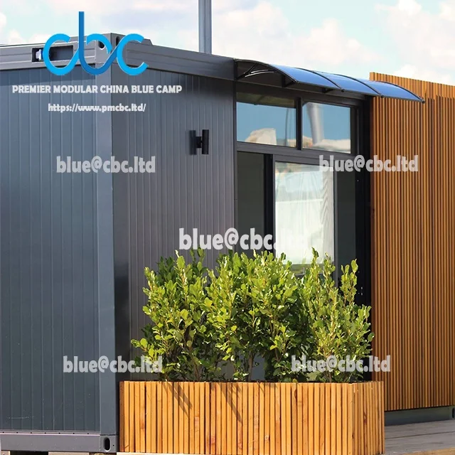High quality prefabricated 4 bedroom container house home apartment