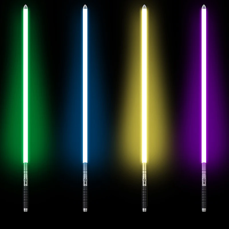 Yanqingsaber Professional China  Lightsaber with Multiple Sound Effects Locked up Blaster, Flash on Clash Light Saber Sward Toys