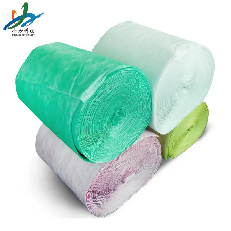 Medium Filter Nonwoven Media Pocket Filter F5 F6 F7 F8 F9 Bag Air Filter Efficiency