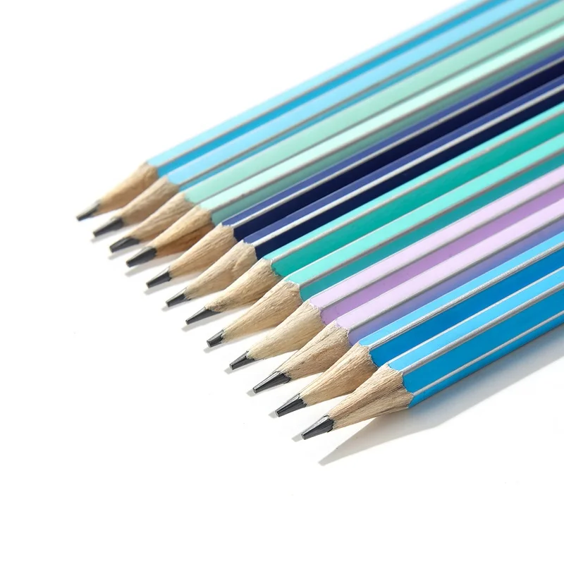 China factory wholesale bulk nature custom HB wood pencil with eraser
