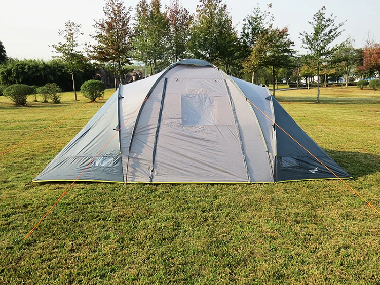 6 Person Large Camping Tent, Double layer Glamping Tent,Good as Family Tent or Festival Tent Camping Equipment
