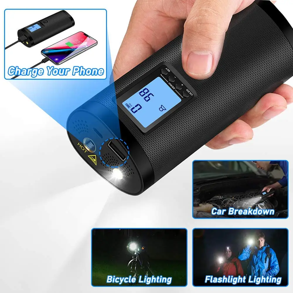 NEWO  Multi-function wireless intelligent on-board air pump portable electric pump electric tyre Smarter than Xiaomi pump