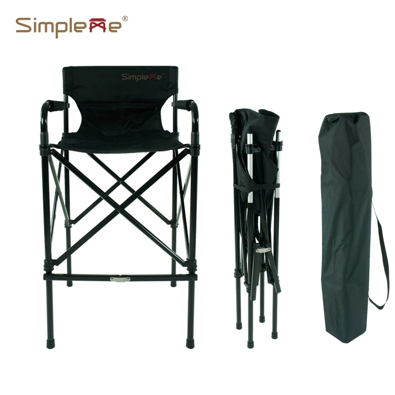 Simpleme Professional Tall Foldable Salon Portable Makeup Artist Chair
