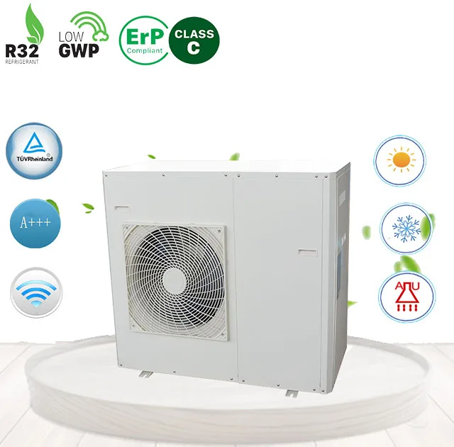 A +++ R32 тепловой насос инвертор постоянного тока моноблок воздушный с modbus RS485 wifi