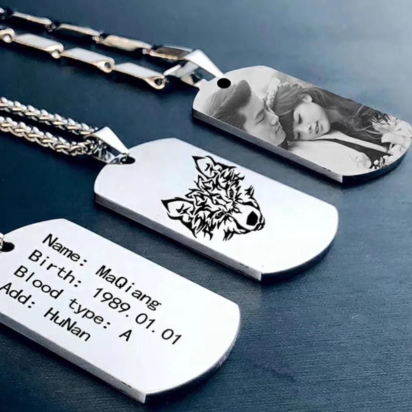Hot Sale Wholesale Cheap Custom Logo Personalized blank   Dog Tag