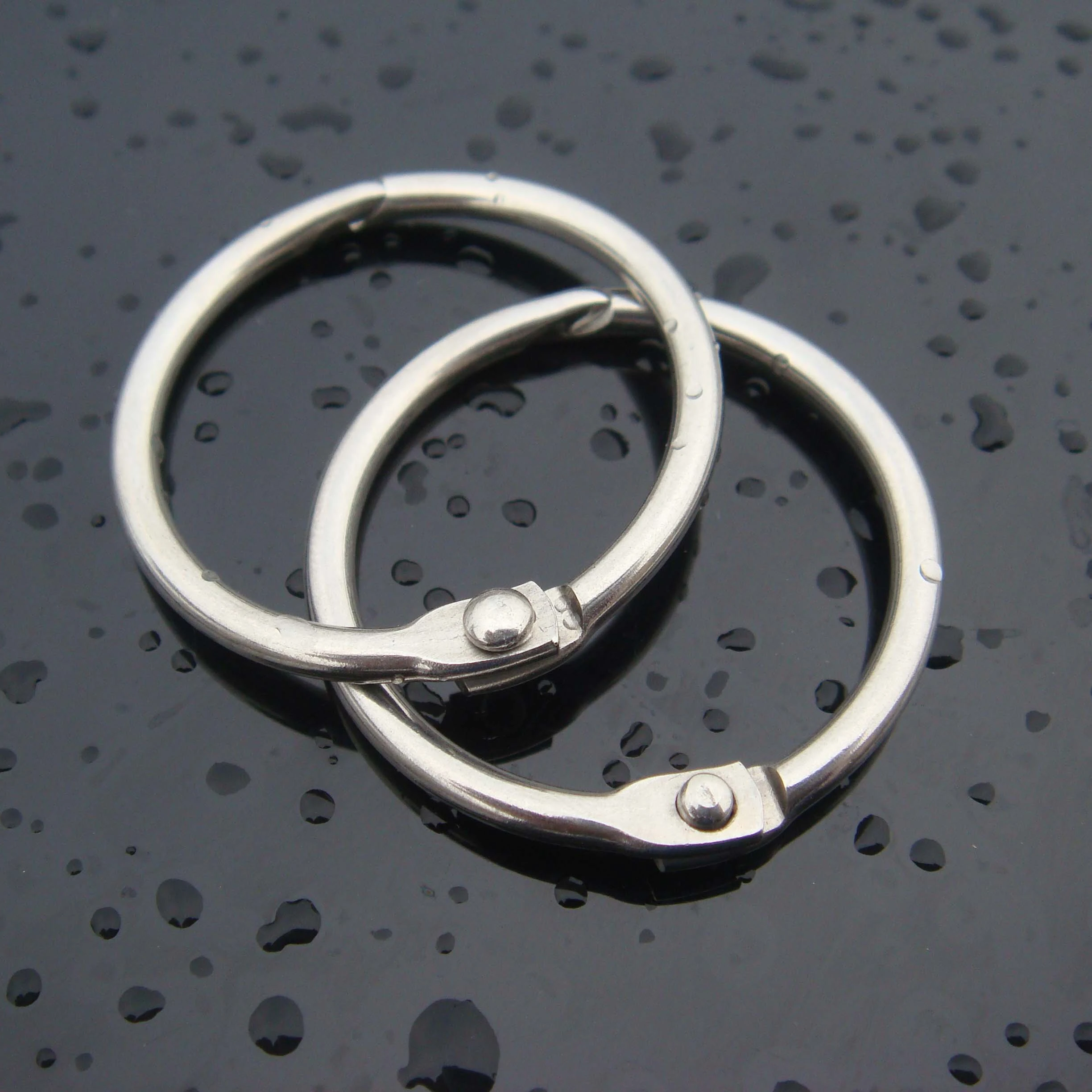 SS304 Key rings 25mm rustless hanging clip book ring