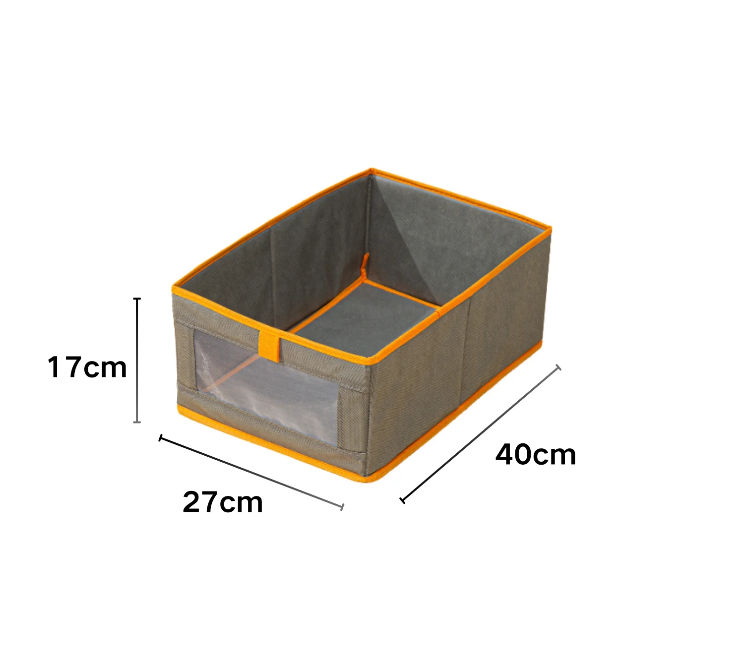 Factory Direct Large Capacity Non-Woven Fabric Plastic Board Folding Storage Basket Windows Mesh Ventilation Support OEM ODM