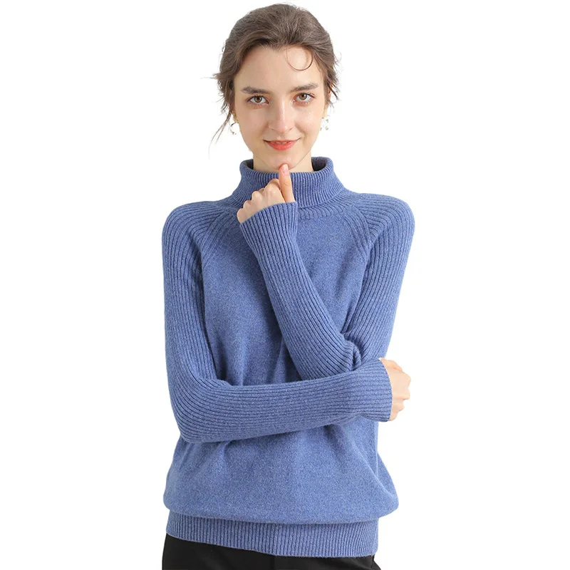 
2020 Casual Loose Crew Neck Crop Sweaters 20% Viscose 35% Wool 25% Nylon 20% Acrylic for Women Pullovers Girl Lady Women Winter 