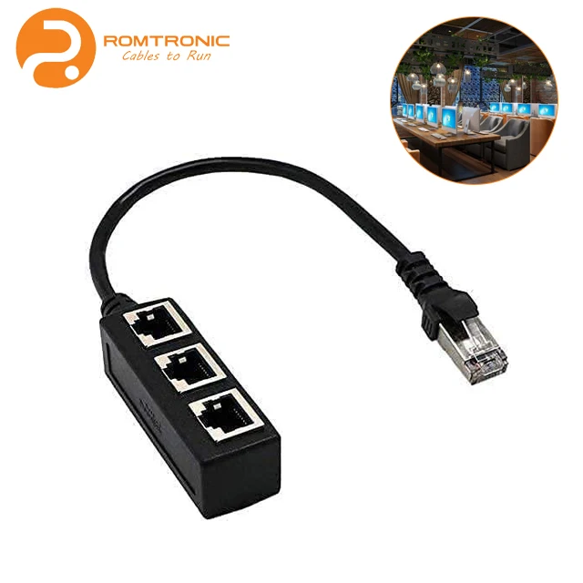 1M 6 Inch Slim Flat Cat5E Fibre Optic Cat6 L&B Xlr Patch Cable Cord Productipn