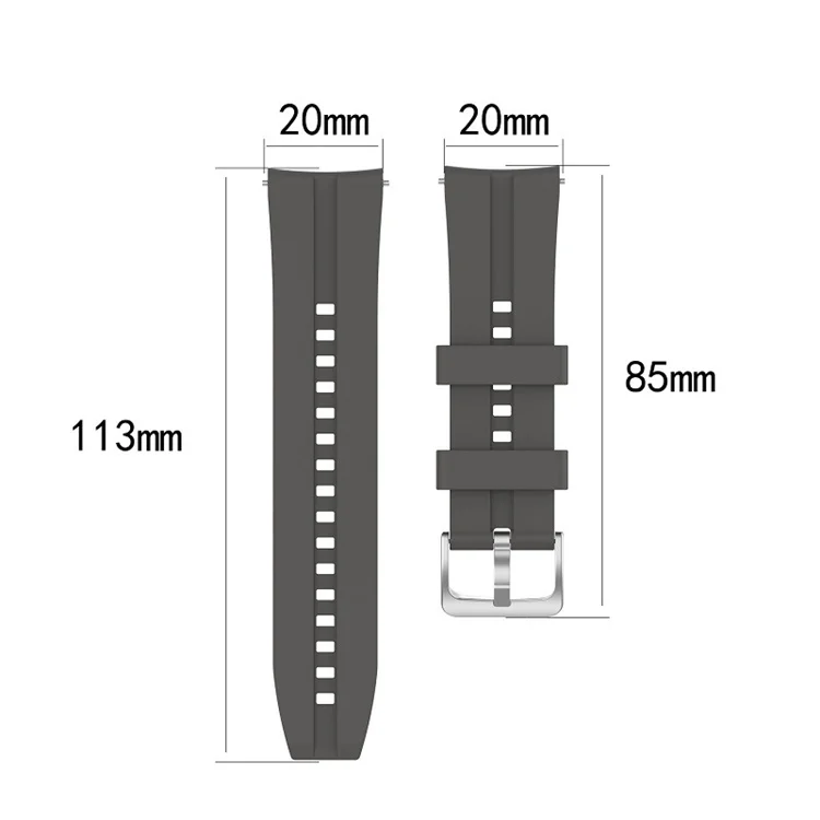 Wholesale Rubber Watchband 20mm 22mm Sport Silicone Watch Bands Strap For Samsung Watch