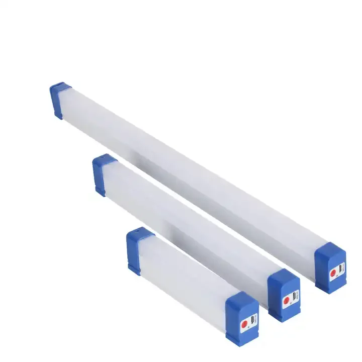 18650 Светодиодная трубка с зарядкой от аккумулятора подзарядка USB портативное перезаряжаемое аварийное освещение для кемпинга