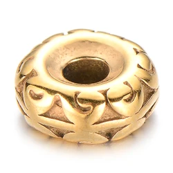 Bulk Wholesale Stainless Steel Loose Beads 10MM DIY Round Spacer Beads Charms for Bracelet Necklace Jewelry Making