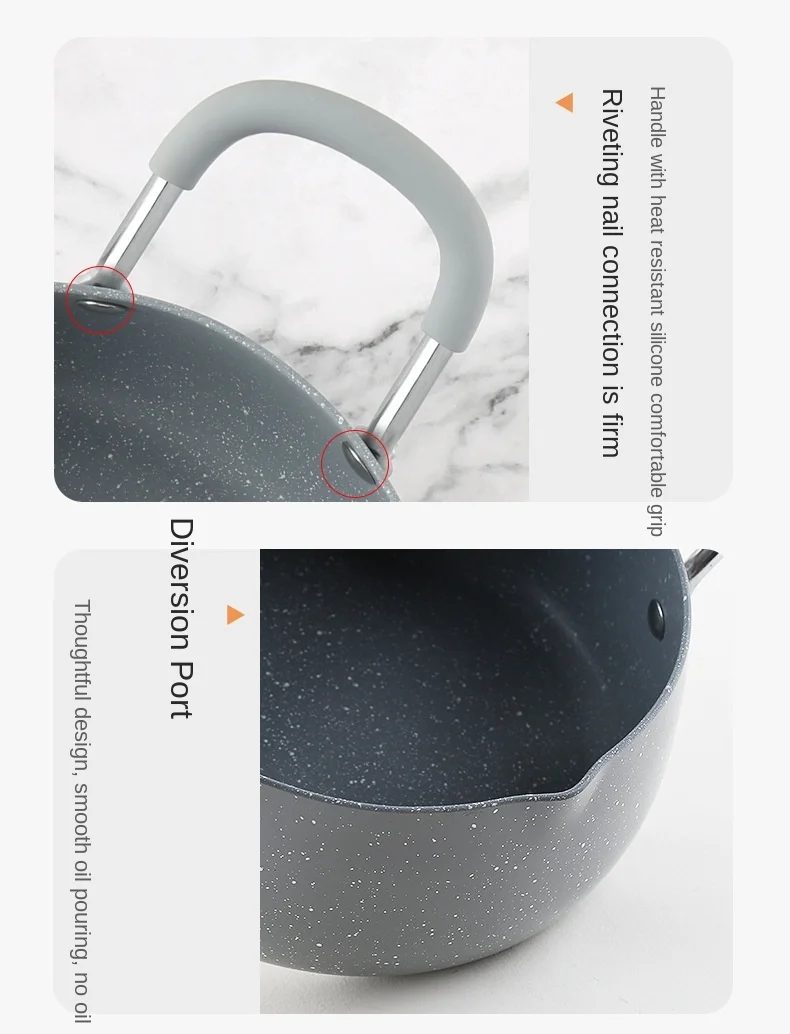 hot-selling low-cost multifunctional household fried soup pan pot with lid