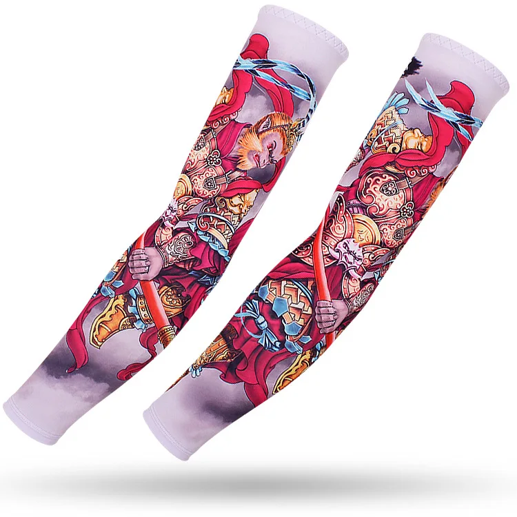 Viscose fiber sun-protection oversleeves Outdoor riding  tattoo men and women arm guard driving arm sleeve fishing oversleeve