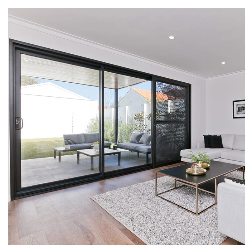 House Hotel Villa Aluminium Window And Door Double Glazing Windows And Doors Sliding Glass Patio Lift Sliding Doors