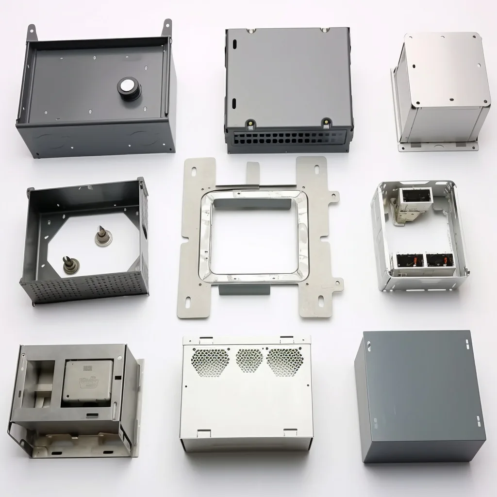 Shenzhen OEM precision parts aluminum sheet metal box electronic enclosures