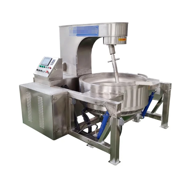 
Beef Chili Sauce Frying Automatic Stirring Pan Large Electromagnetic Automatic Planetary Wok 