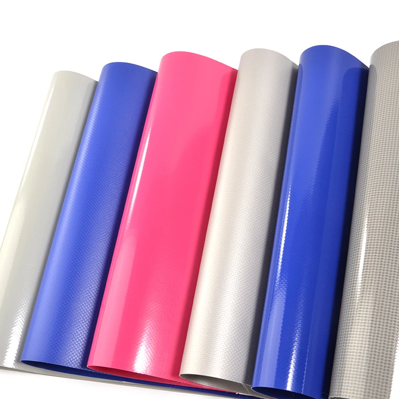 650gsm  factory price  PVC Laminated durable tarpaulin rolls  for tents covers bags