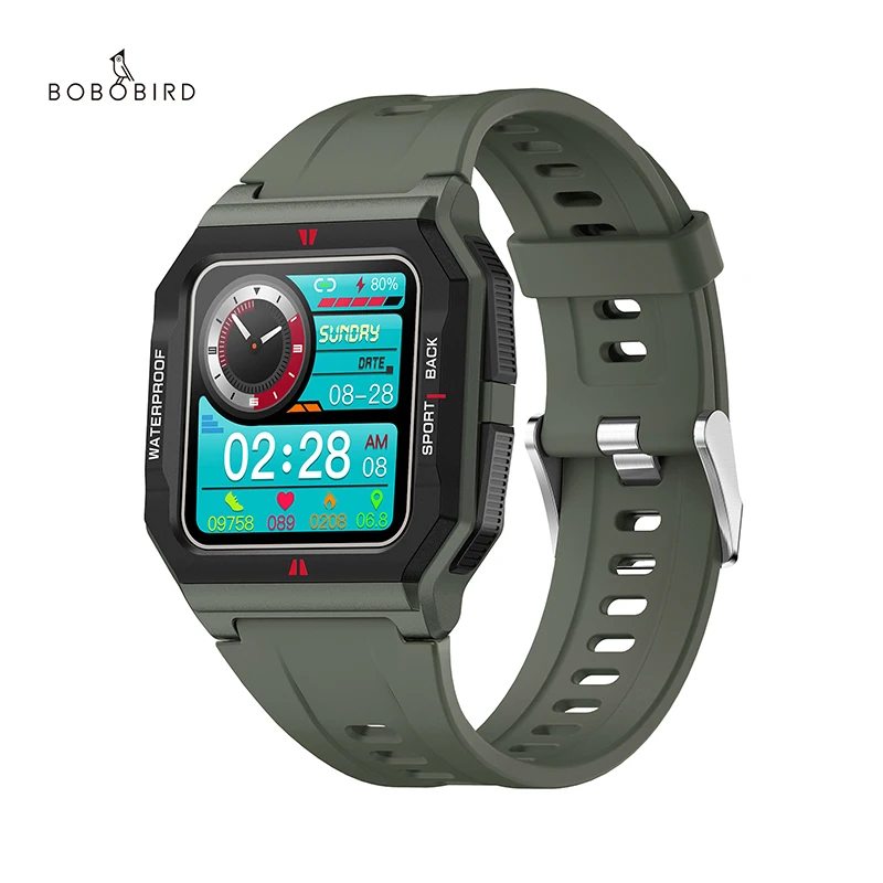  СВЕТОДИОДНЫЕ Цифровые Смарт-часы BOBO BIRD OEM сенсорные часы с пульсометром электронные наручные