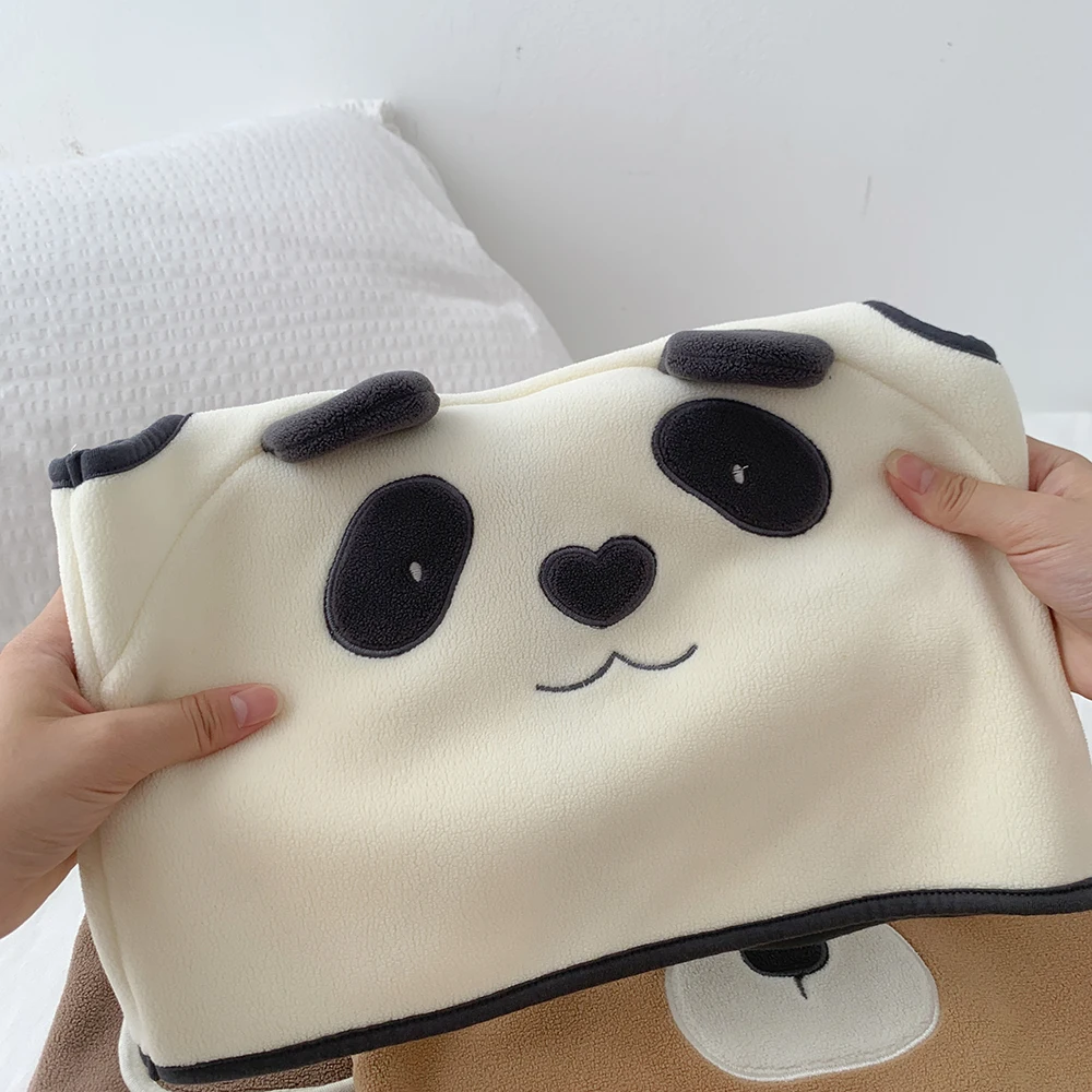 Purorigin Cute Animals Panda Sleeveless Warm Casual Sports Windproof Outdoor Fleece Kids Vest Jacket Softshell Waistcoat