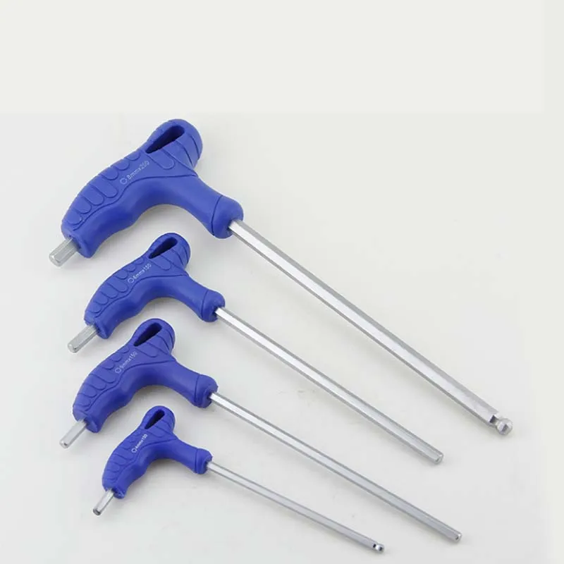 Best price flat end T handle wrench 2mm 1.5mm hex drivers socket wrench