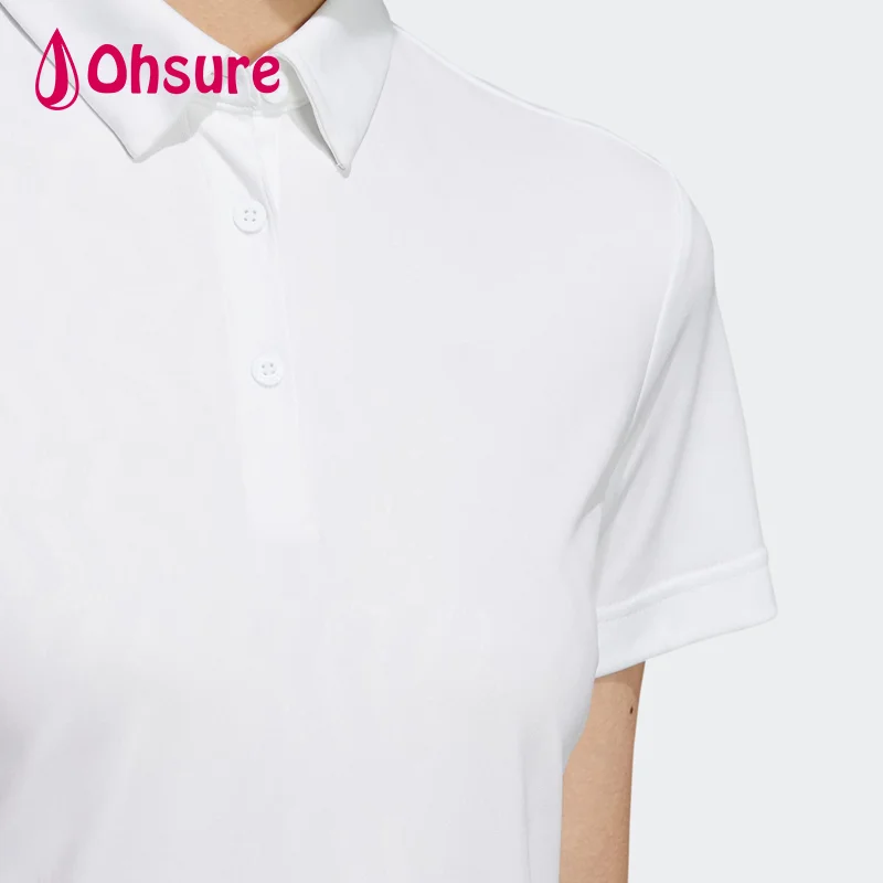 Custom Design Women Polo Shirt Slim Fit Lady Manufacturer Apparel Embroidered Logo  Solid Women Polo T Shirt