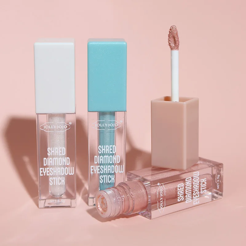 Factory Custom Made Long Lasting Liquid Glitter Eyeshadow Highlight Pigmented 4 Colors Eyeshadow