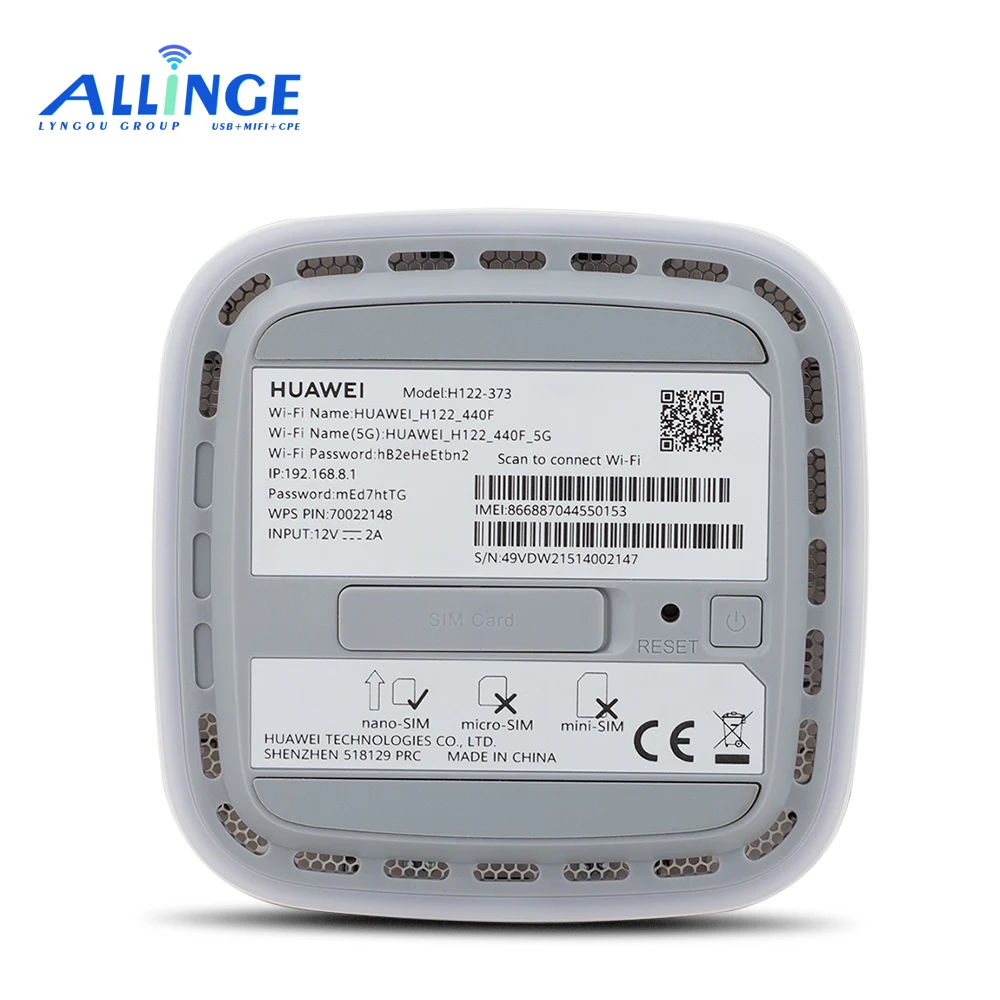 ALLINGE DRD351 5G Sim Router HUAWEI 5G CPE RPO 2 Portable Hotspot Router Wifi 5G With Sim Card
