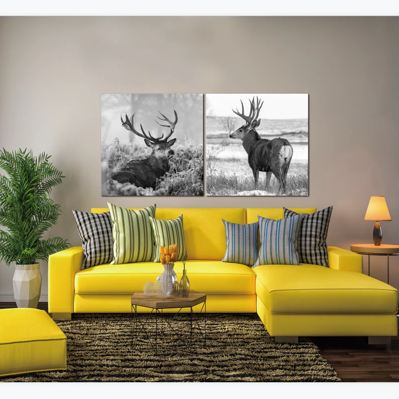 Wall Painting With Frame For Living Room Canvas Wall Acrylic Abstract Picture modern art hanging Abstract decorative painting