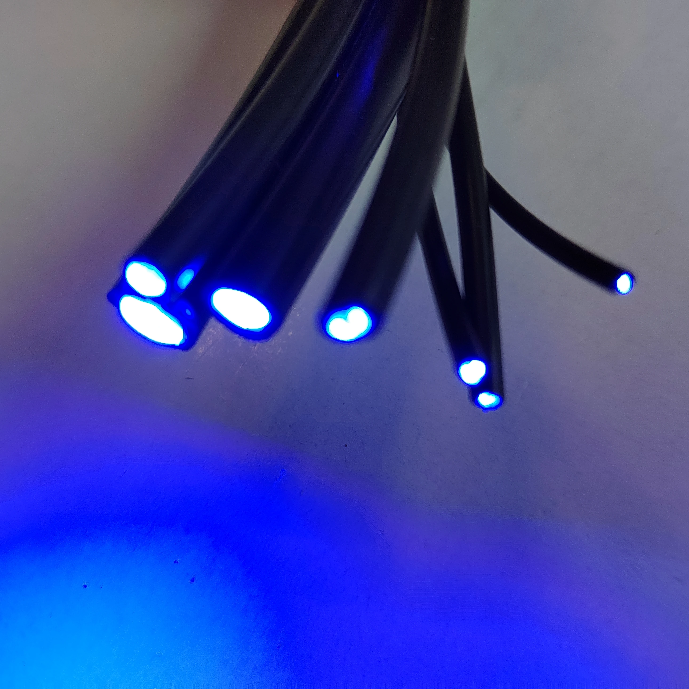 hot sale 3mm/5mm swimming pool plastic optic fiber light cable