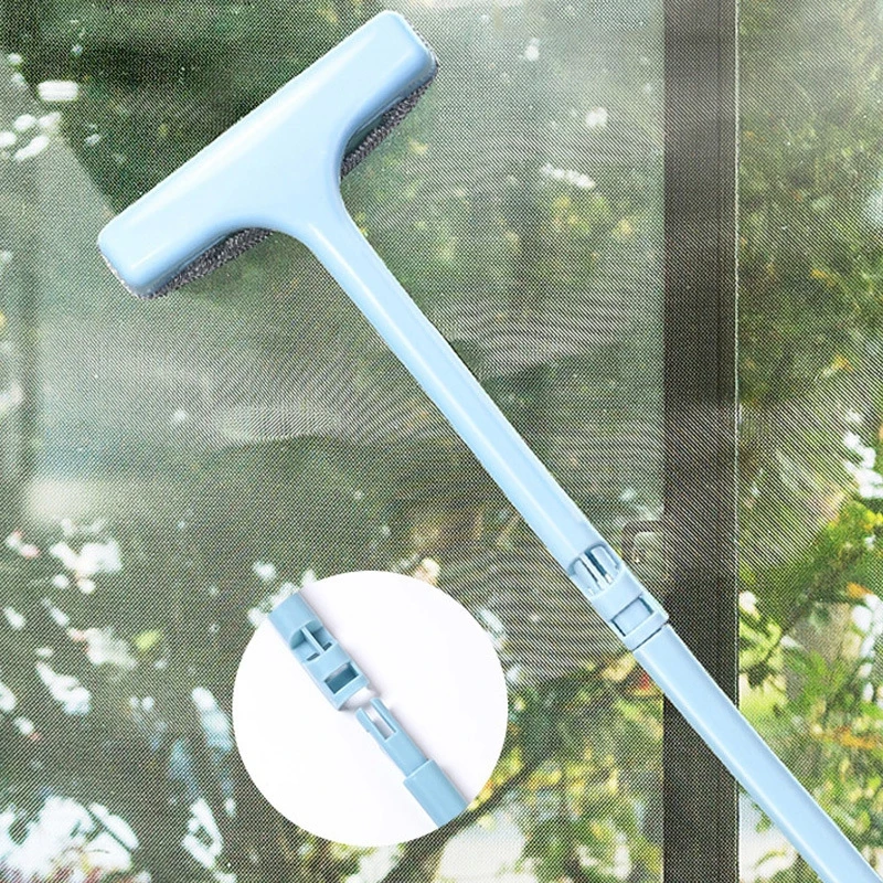 Household Cleaning Window Washing Brush Home Dust Removal For Gauze Window Glass Wet And Dry Cleaning Brush Kitchen Accessories