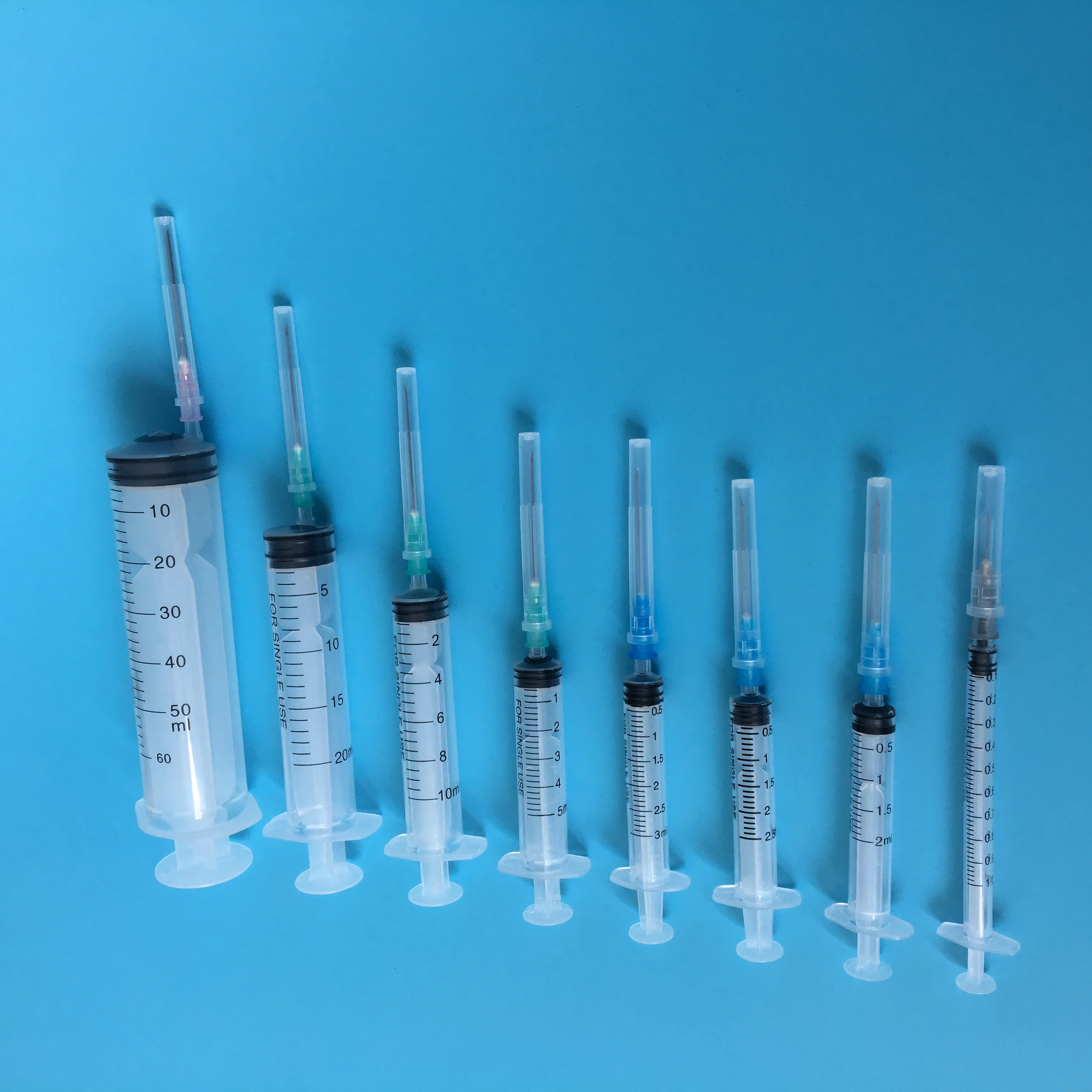 Medical dispoable syringe and needles used for hospital with CE and ISO13485
