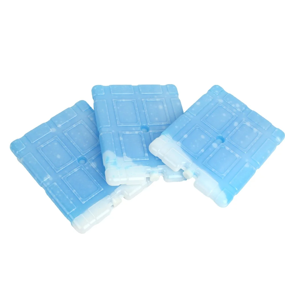 Plastic Material Blue Gel ice Cool Pack Freezer Bricks For Frozen Food